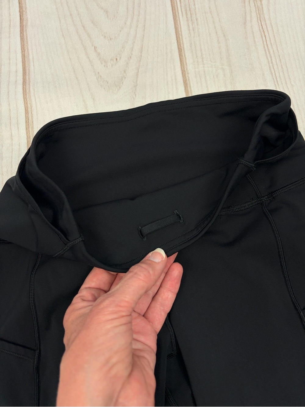 Lululemon Fast & Free Crop II *Nulux 19” Black Sz 6 - Picture 12 of 16